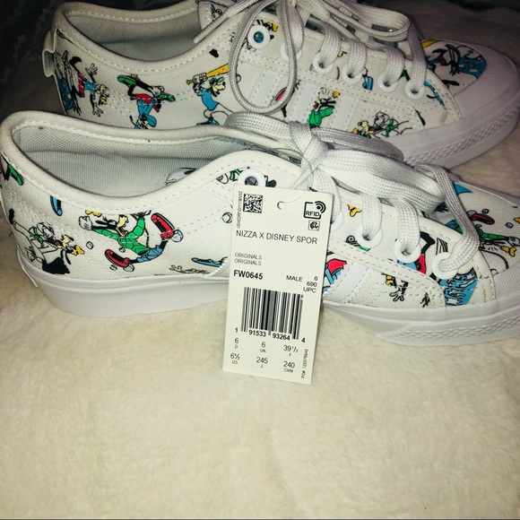 Adidas Original Nizza x Disney Goofy Sneakers - Picture 4 of 4